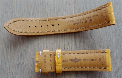 breitling gelbes armband